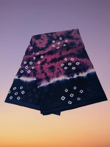 PL COTTON SAREES WITH WAX DOT PRINT DESIGNS